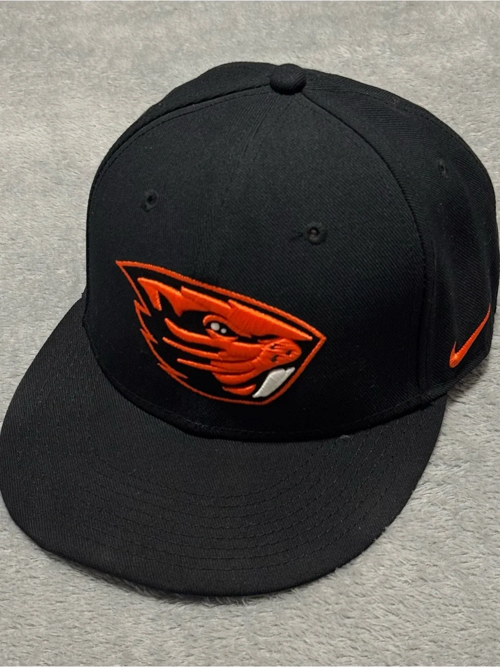 Nike True Oregon State Beavers Beavs Embroidered Snapback Hat Black Adjustable